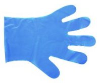 Biodegradable PLA Gloves, Size S/M, Blue