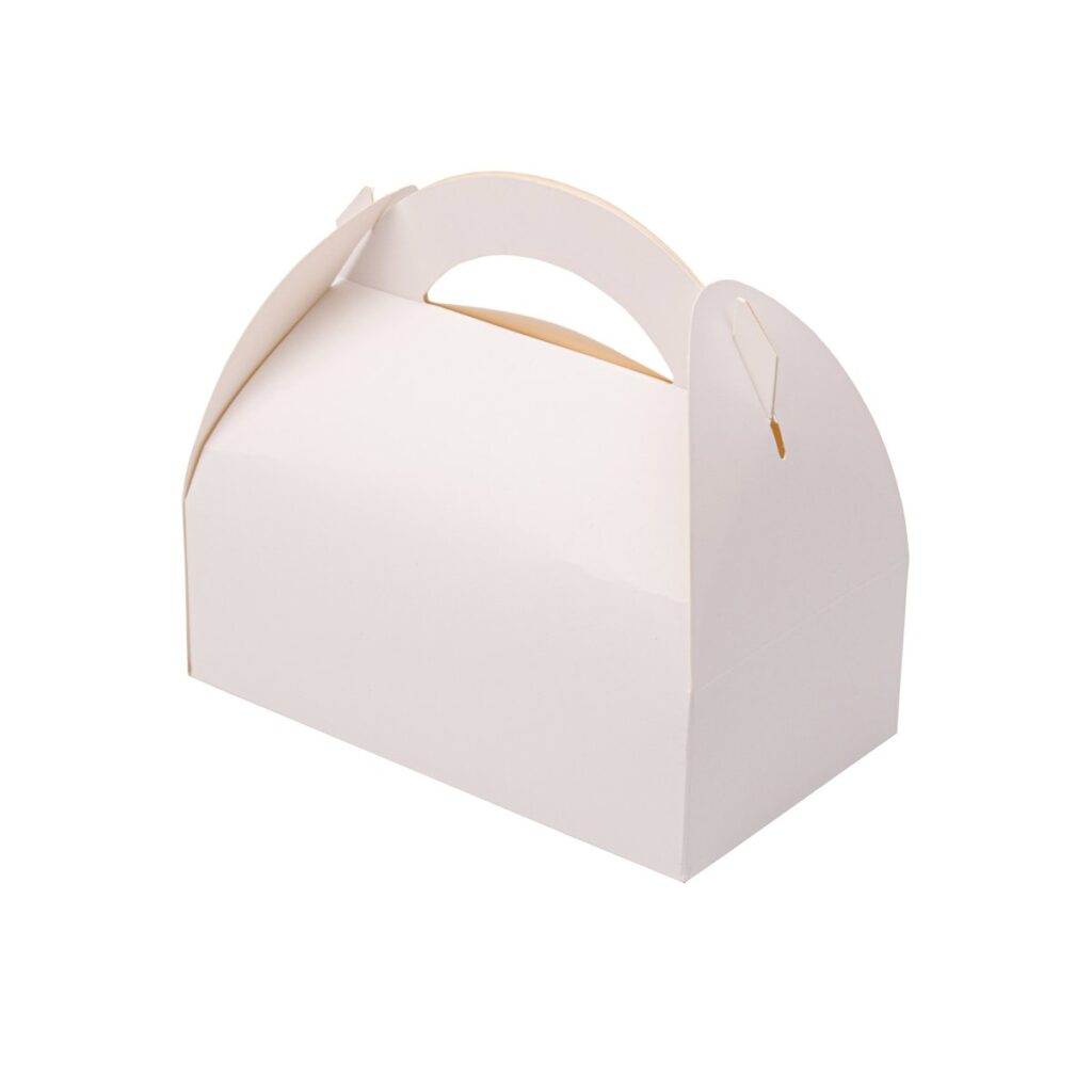 Paper Pastry Box 17×10×8.5/16/7 cm, White, Pack of 50