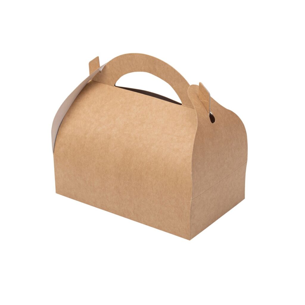 Paper Pastry Box 17×10×8.5/16/7 cm, Kraft, Pack of 50