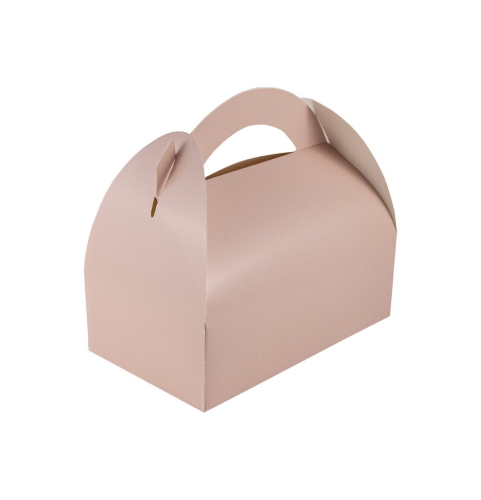 Paper Pastry Box 17×10×8.5/16/7 cm, Pink, Pack of 50