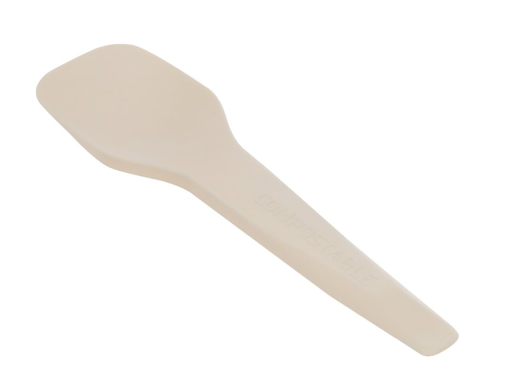 PLA Ice Cream Spoon 8 cm, Pack of 1800