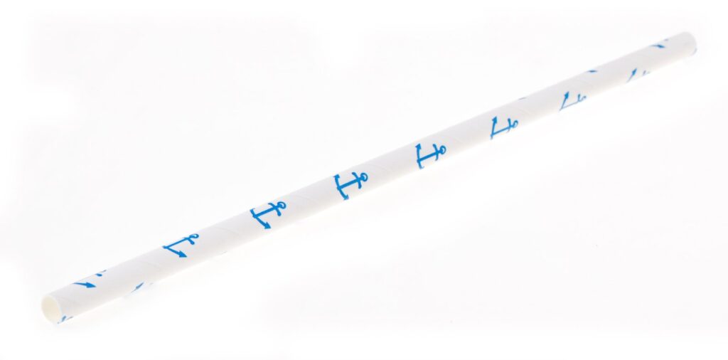 Paper Straws Ø6 mm, 200 mm, Pack of 250