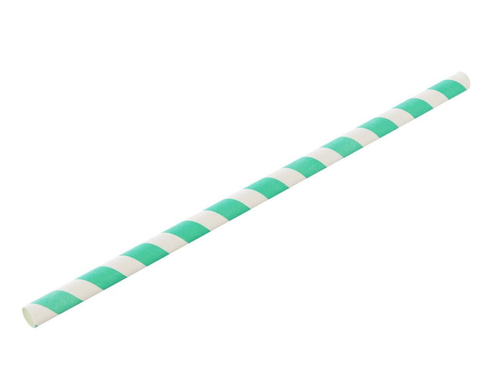 Paper Straws Ø8 mm, 200 mm (BHL147), Pack of 500