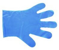 PLA Gloves, Size M/L, Blue, Pack of 100