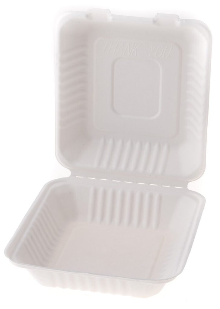 Sugarcane Meal Box 24×23×5/8 cm, Pack of 50