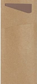 Paper Cutlery Pouch with Napkin 19×9 cm (BDI14), Pack of 100