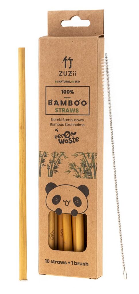 Bamboo Straws 200 mm, Pack of 10