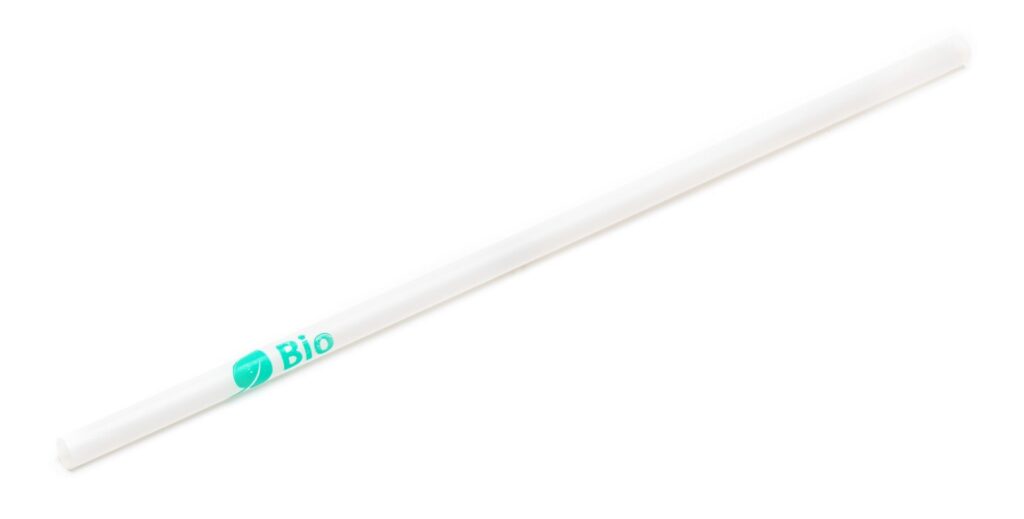 PLA Straws Ø6 mm, 210 mm, Pack of 150