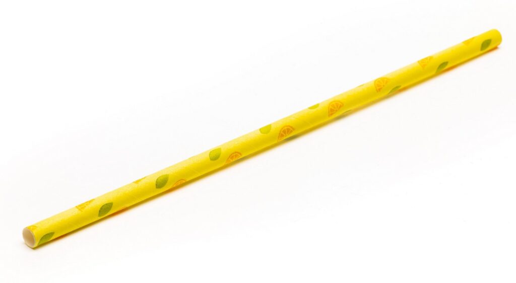 Paper Straws Ø6 mm, 200 mm (BHL7), Pack of 50