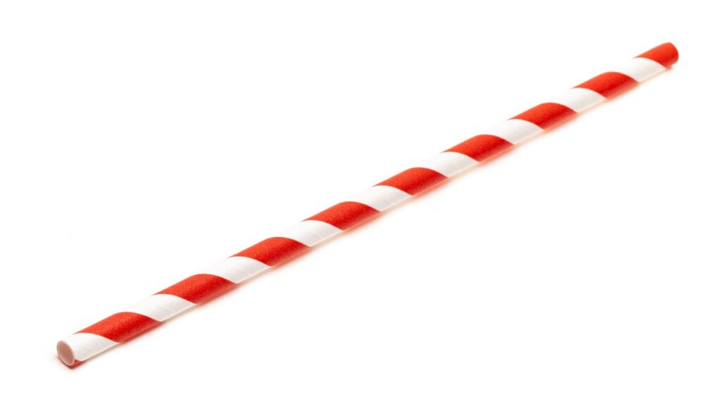 Paper Straws Ø6 mm, 200 mm (BHL39), Pack of 500