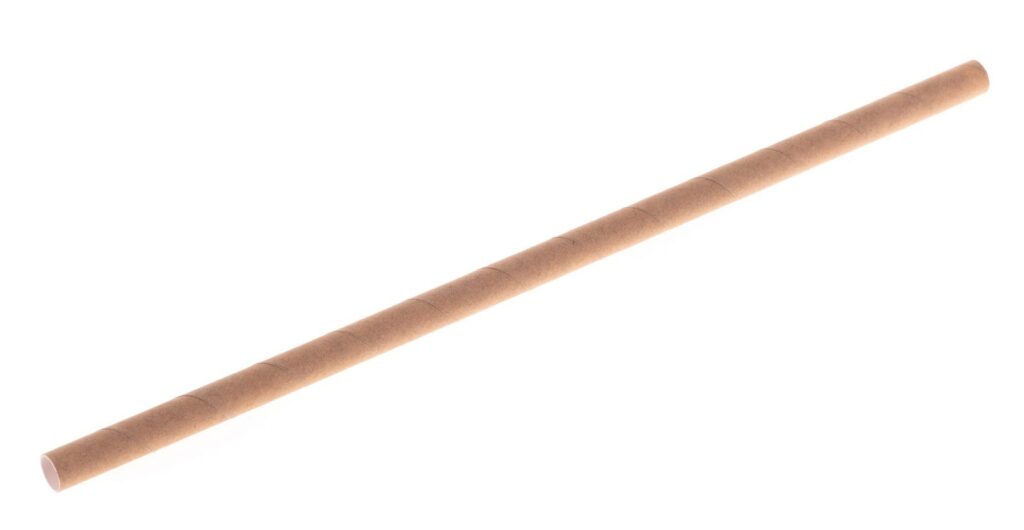 Paper Straws Ø8 mm, 230 mm, Kraft, Pack of 150