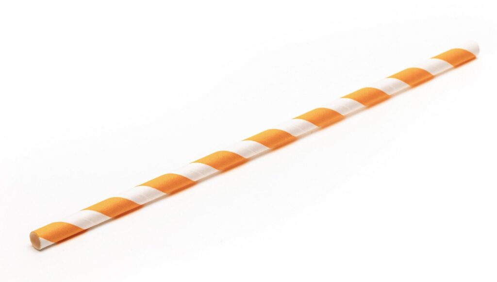 Paper Straws Ø6 mm, 200 mm (BHL12), Pack of 500