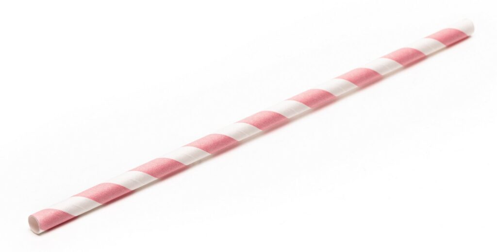 Paper Straws Ø6 mm, 200 mm (BHL27), Pack of 500