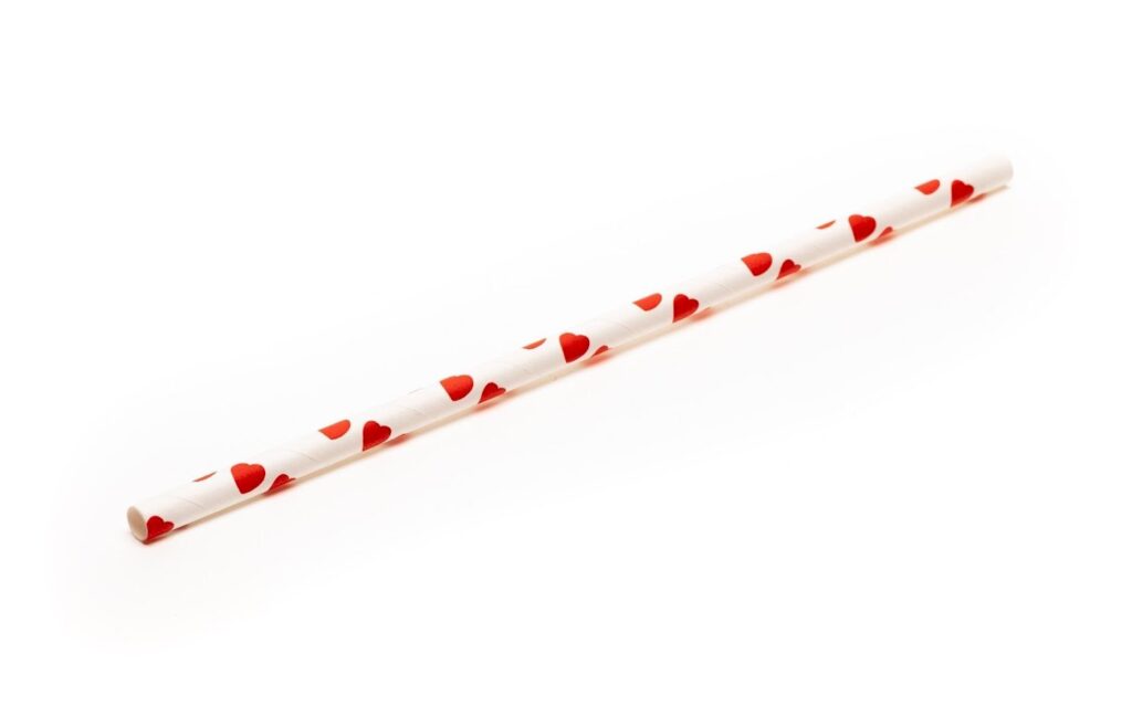 Paper Straws Ø6 mm, 200 mm (BHL40), Pack of 50
