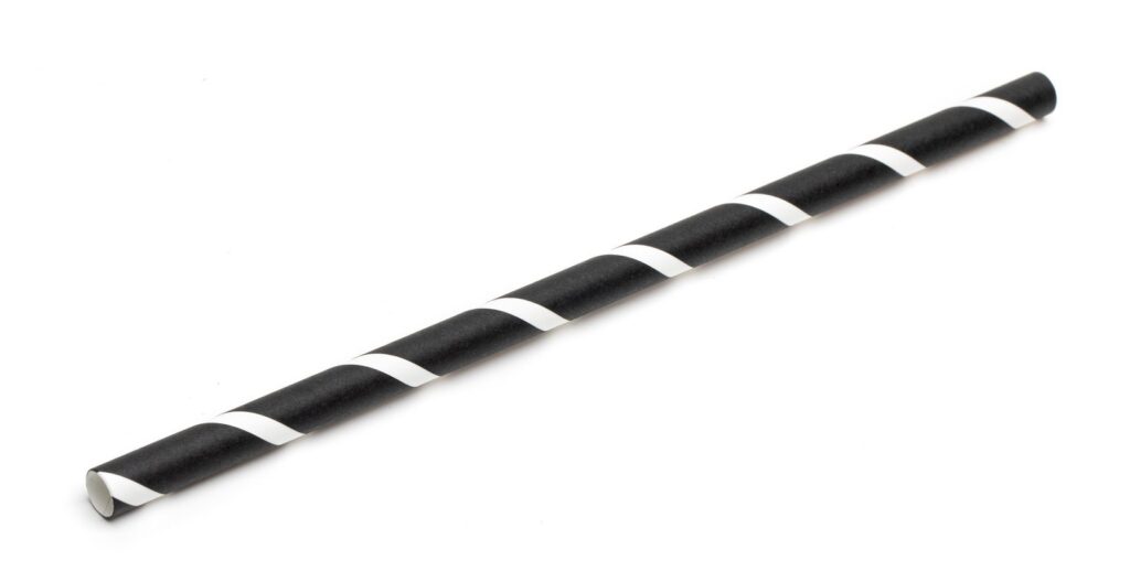 Paper Straws Ø8 mm, 200 mm (BTI5), Pack of 150