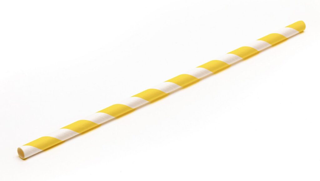 Paper Straws Ø6 mm, 200 mm (BHL35), Pack of 150