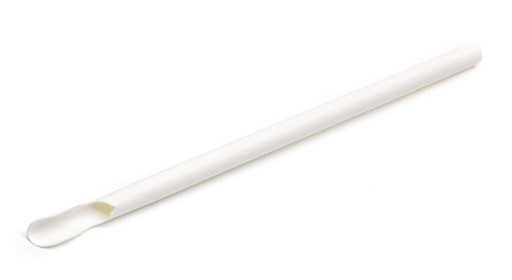 Paper Spoon Straws Ø8 mm, 200 mm, Pack of 125