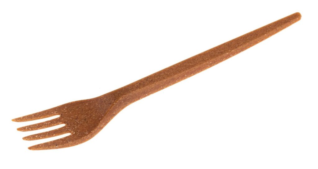 Wood-fibre Fork 17 cm, Pack of 80