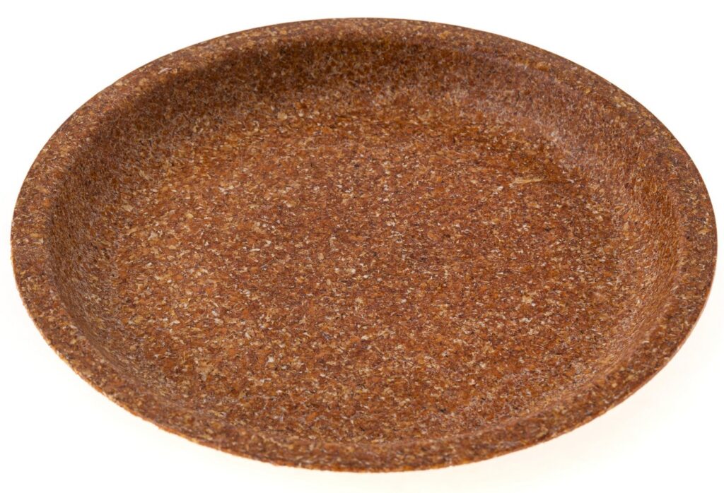 Wheat Bran Plate Ø20 cm, Pack of 50