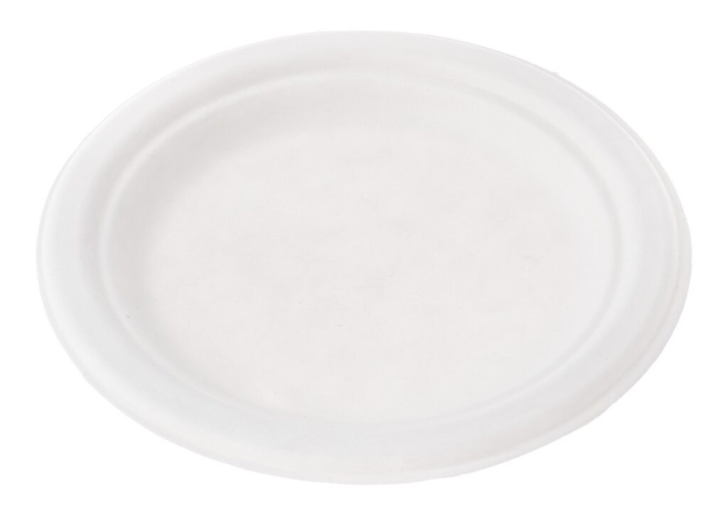 Sugarcane Plate Ø18 cm, Pack of 125