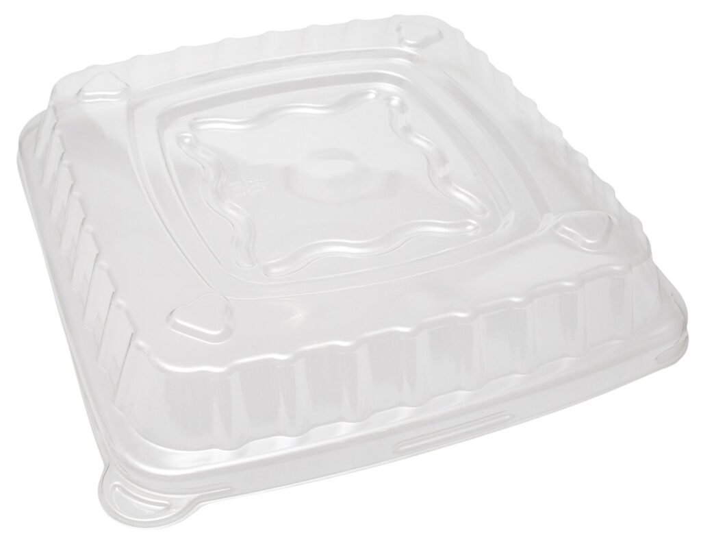 Transparent PET Container Lid (for 700–1200 ml containers), Pack of 50