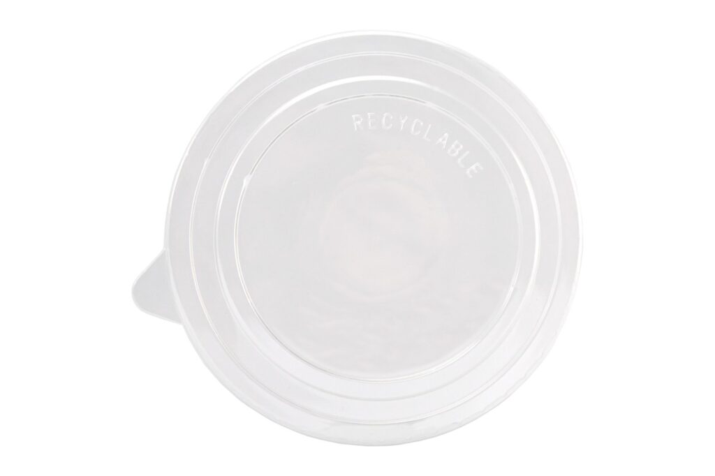 Transparent PET Bowl Lid (for 500–1000 ml containers), Pack of 50