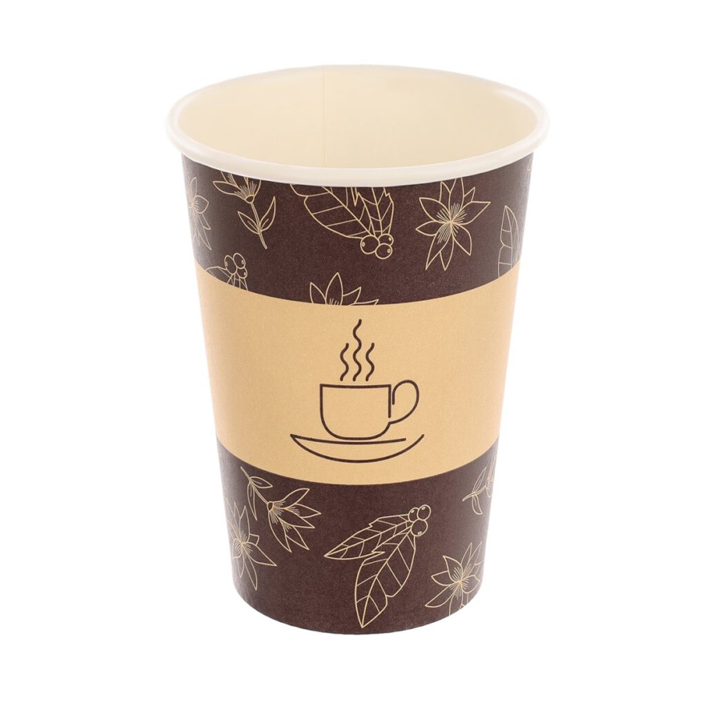 Paper Cup 180 ml, Brown, Pack of 50